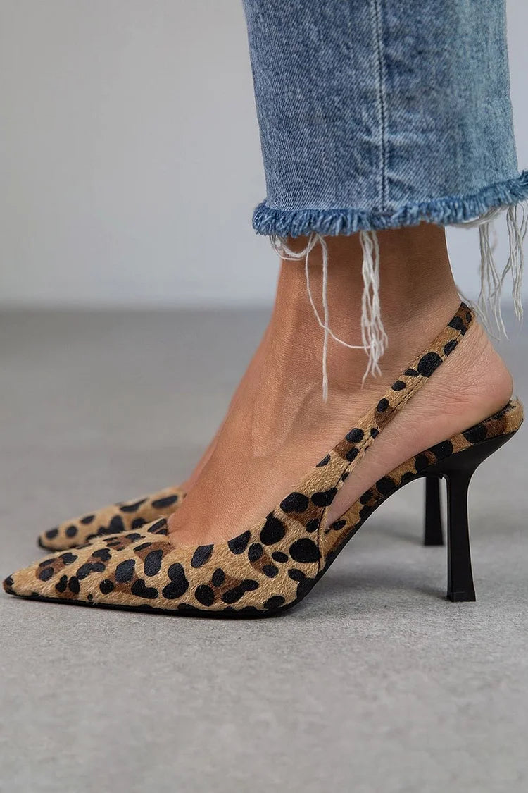 Astrid | Leopard Orthopedic Heels
