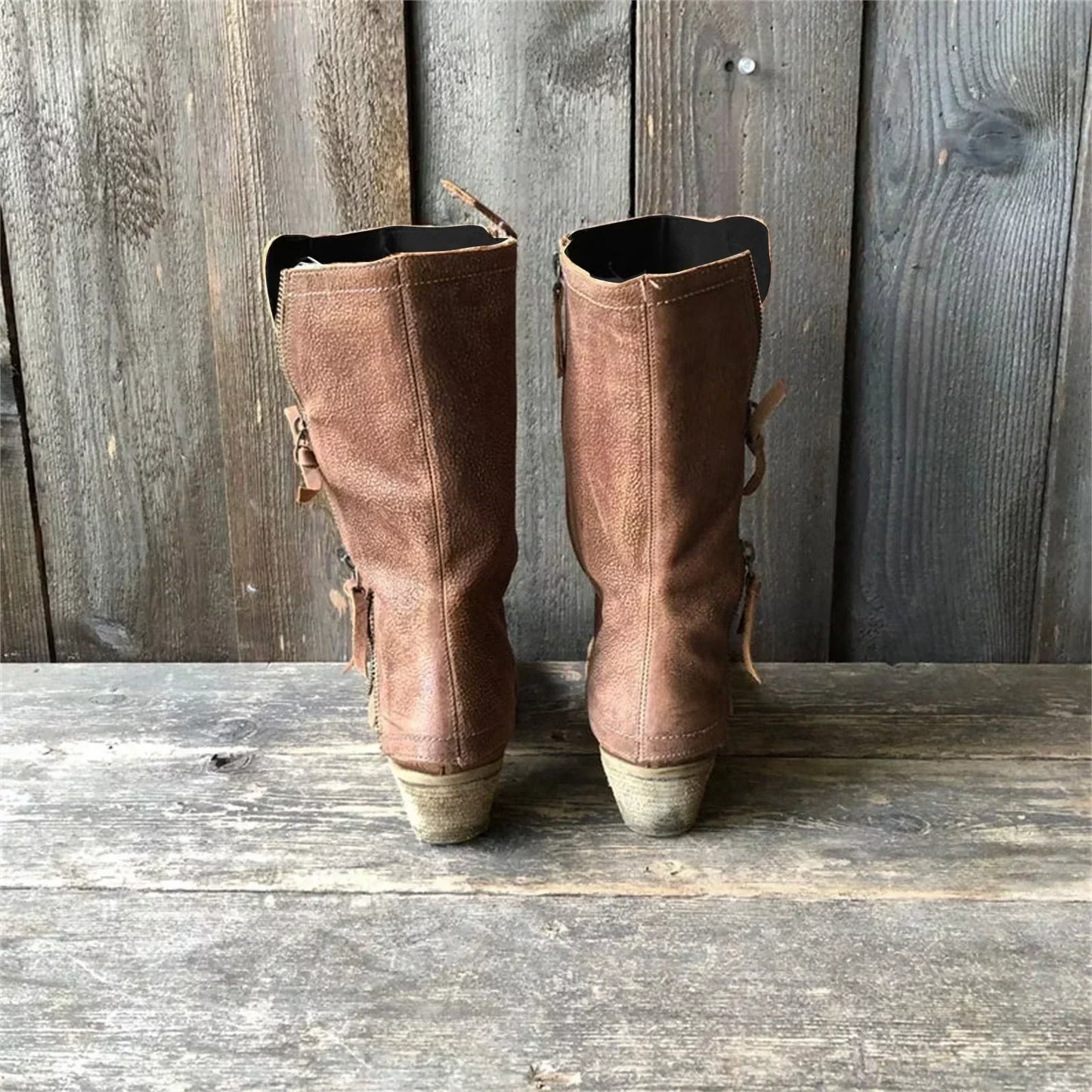 Calantha | Tan Suede Stylish Autumn Boots