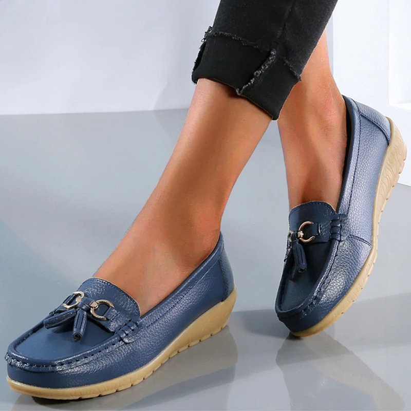 Calantha | Beige Flex Orthopedic Loafer