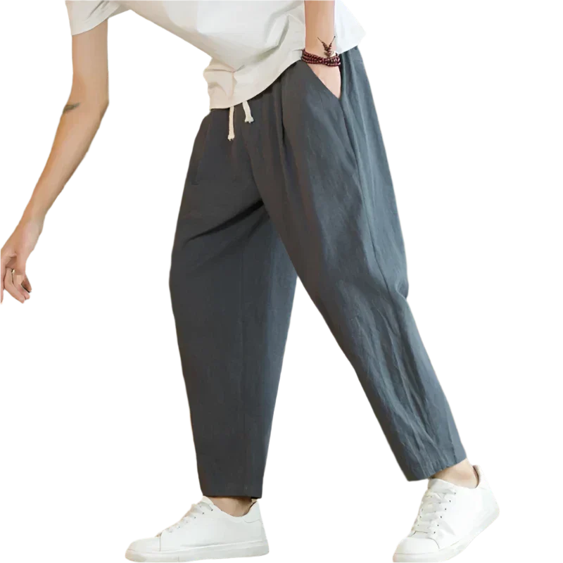 Beckett | Cream Cotton Pants Cancun