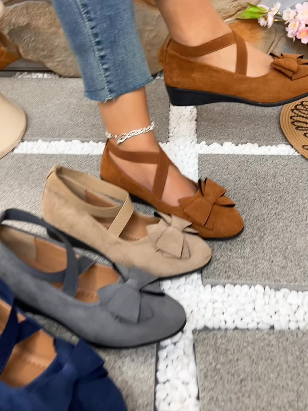Calantha | Suede Strap Stylish Flats
