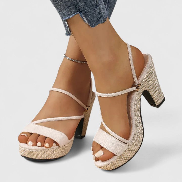 Calanthe | Exquisite Black Suede Sophisticated Heels