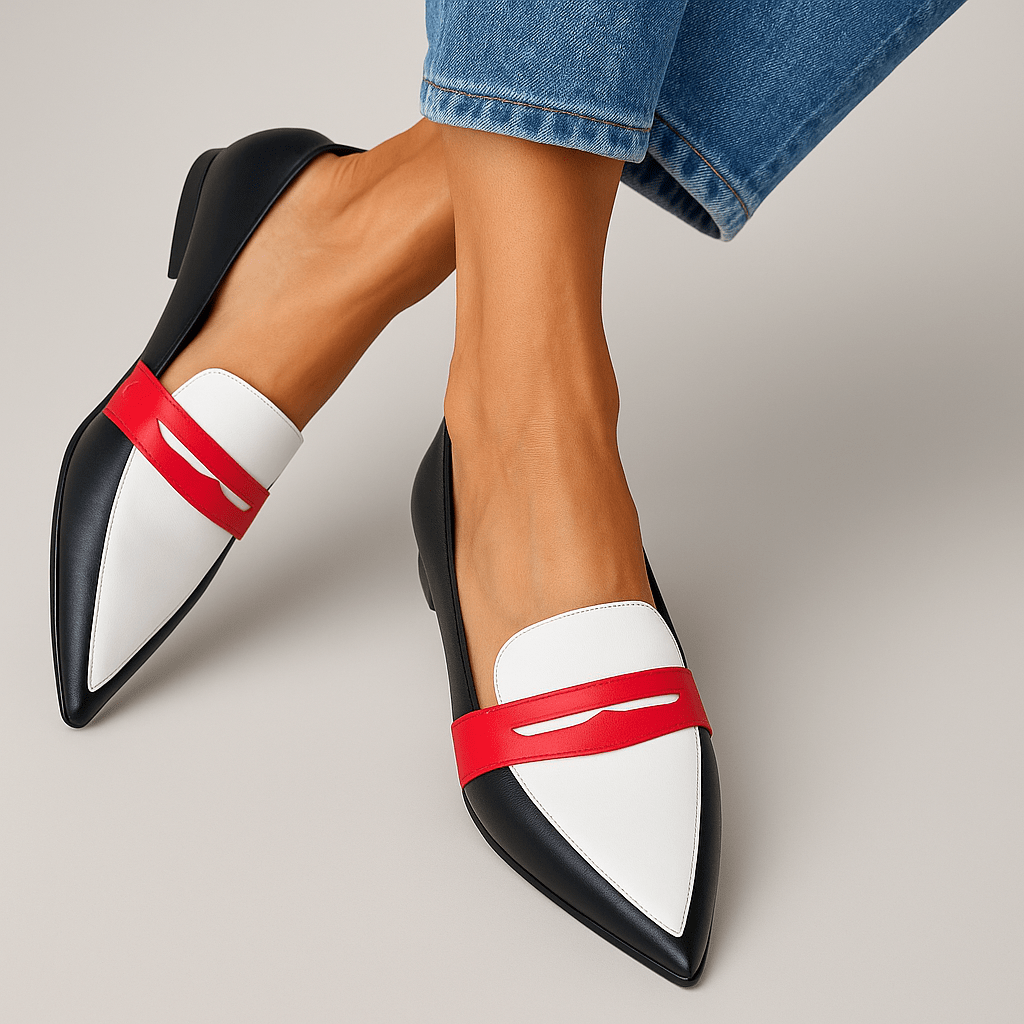 Calista | Transparent Suede Loafers