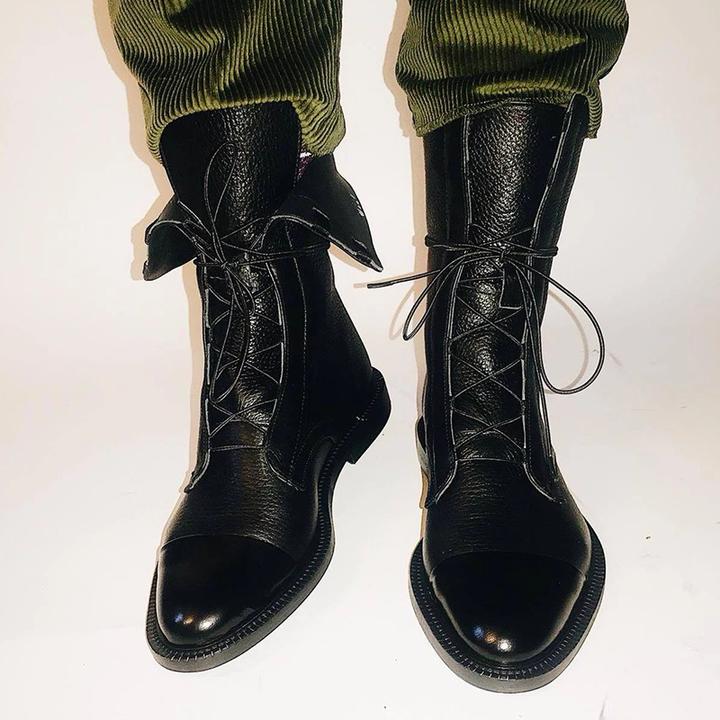 Astrid | Black Stylish Comfortable Leather Boots