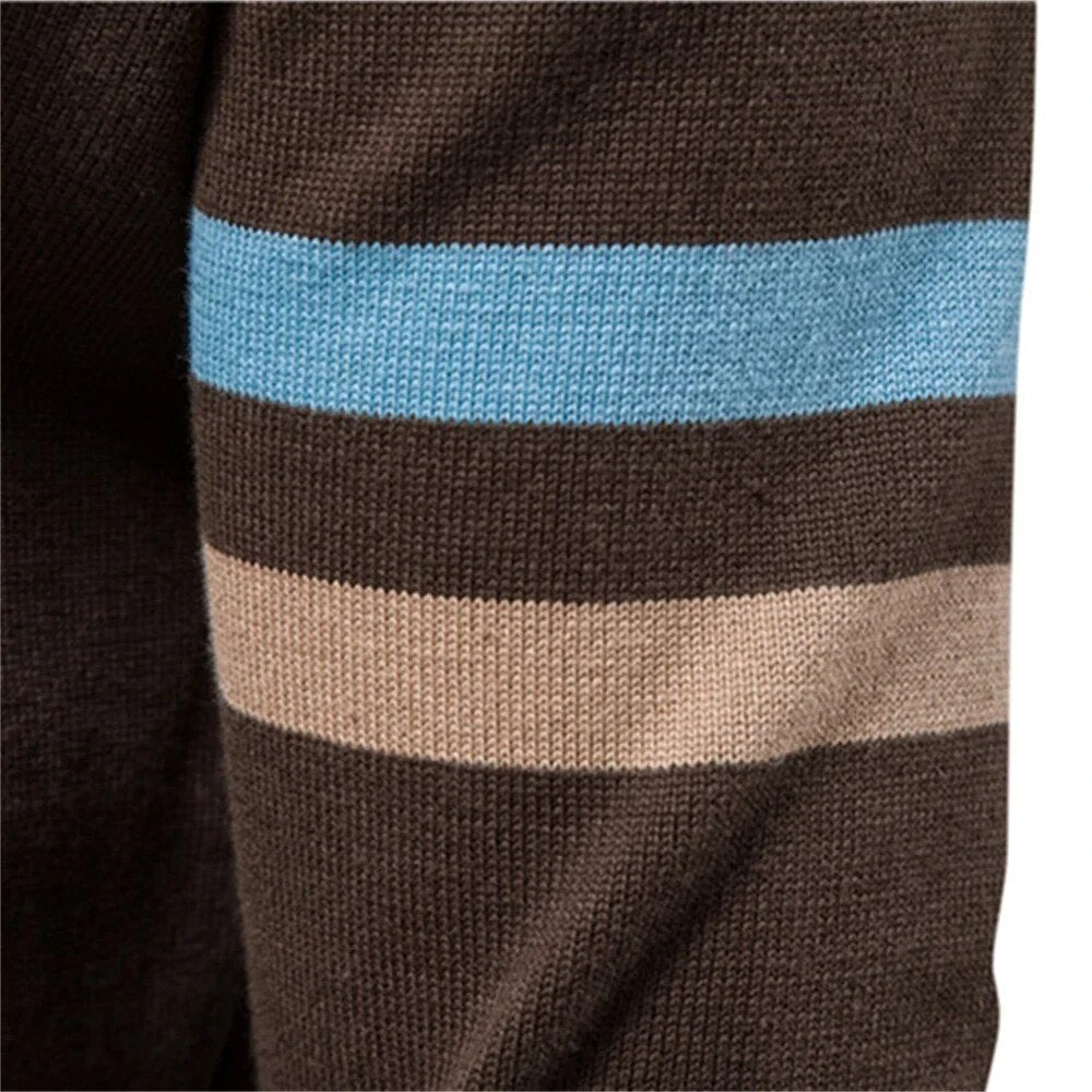 Bastien | Grey Zip-Up Classic Warm Elegance Sweater