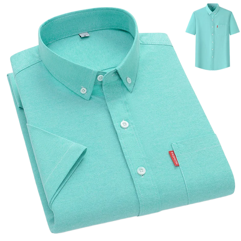 Caelum | Mint Lightweight Cotton Summer Shirt