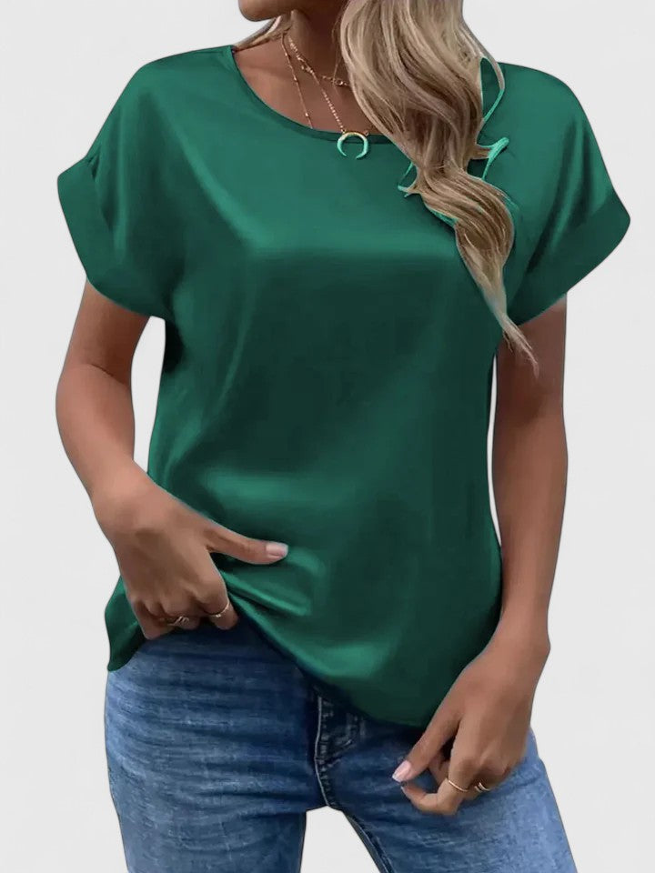 Calantha | Burgundy Elegant Blouse