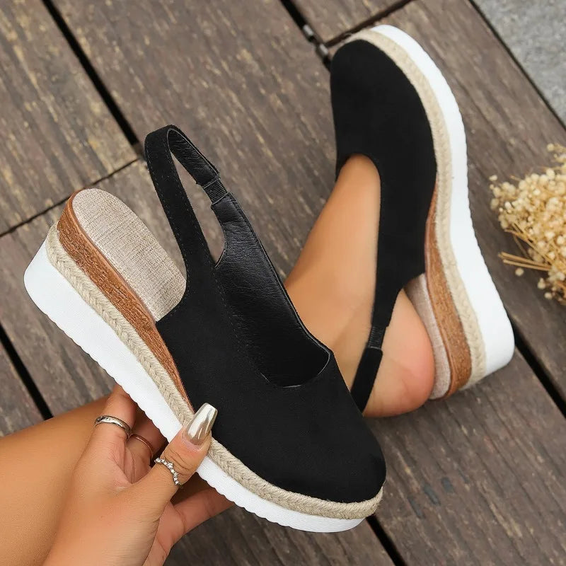 Calista | Tan Suede Orthopedic Sandals