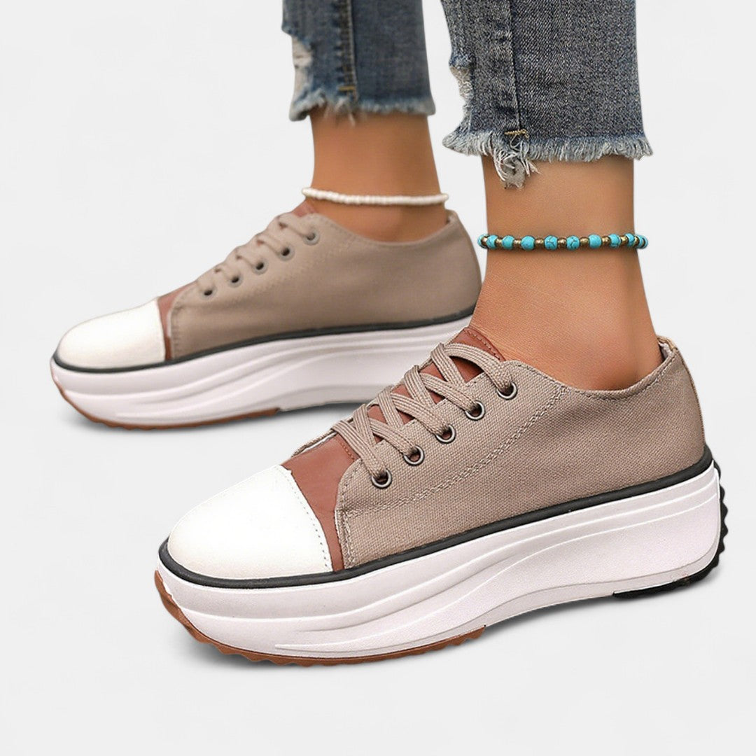 Astrid | White Luxury Comfortable Sneakers