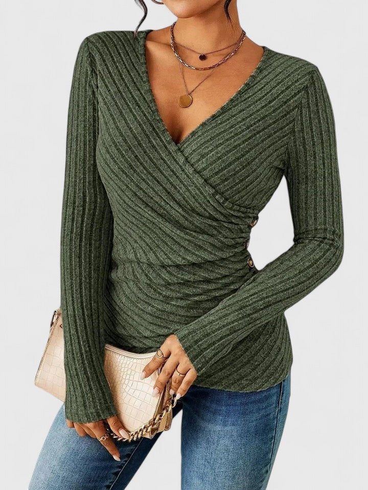 Alethea | Lavender Sophisticated Tucking Top