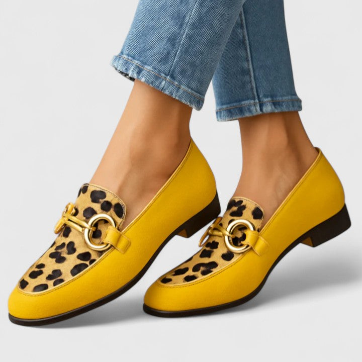 Kaidira | Vibrant Yellow Relaxed Fit Loafers