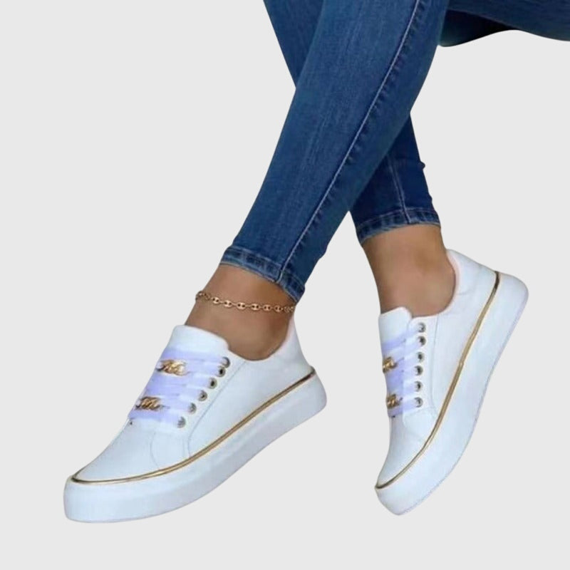 Astrid | Black Leather Orthopedic Shoes