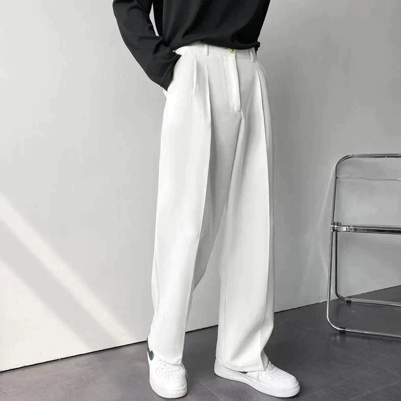 Beckett | Black Pleated London Pants
