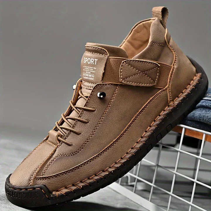Kaida | Beige Suede Orthopedic Sneakers