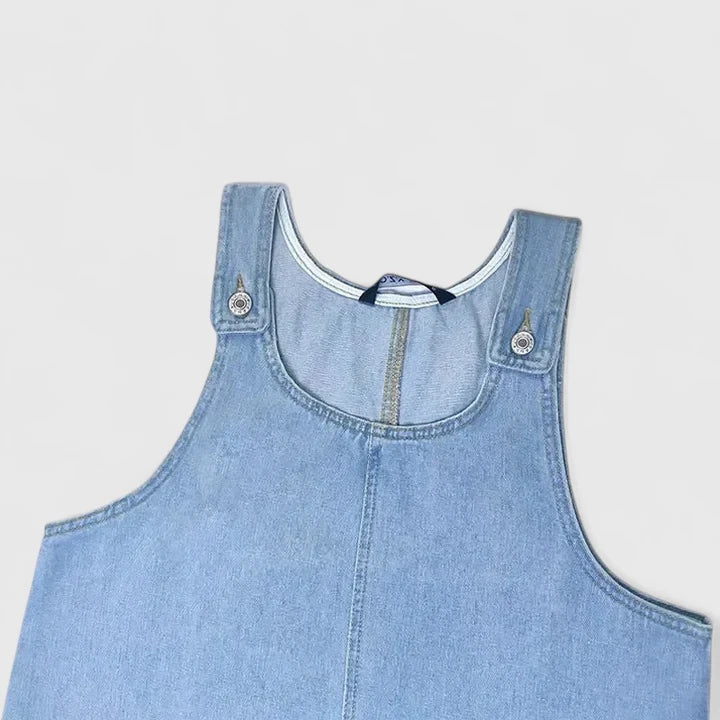 Calantha | Denim Elegant Midi Dress
