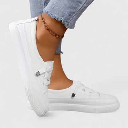 Calanthe | White Orthopedic Shoes