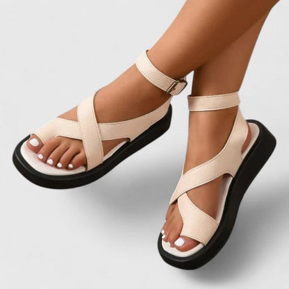 Calantha | Beige Elegant Sandals