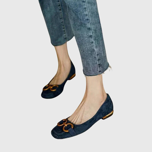 Astrid | Luxury Navy Blue Orthopedic Sandals