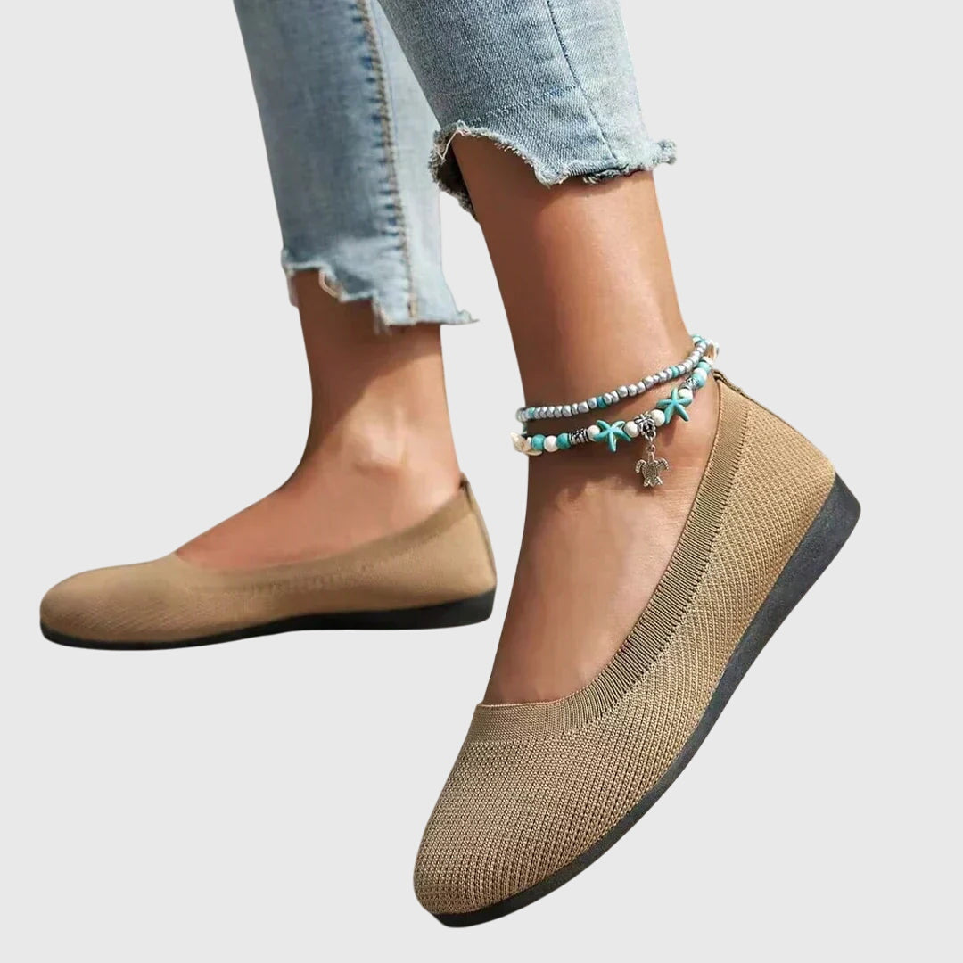 Aurora | Black Knit Anti-Slip Breathable Shoes