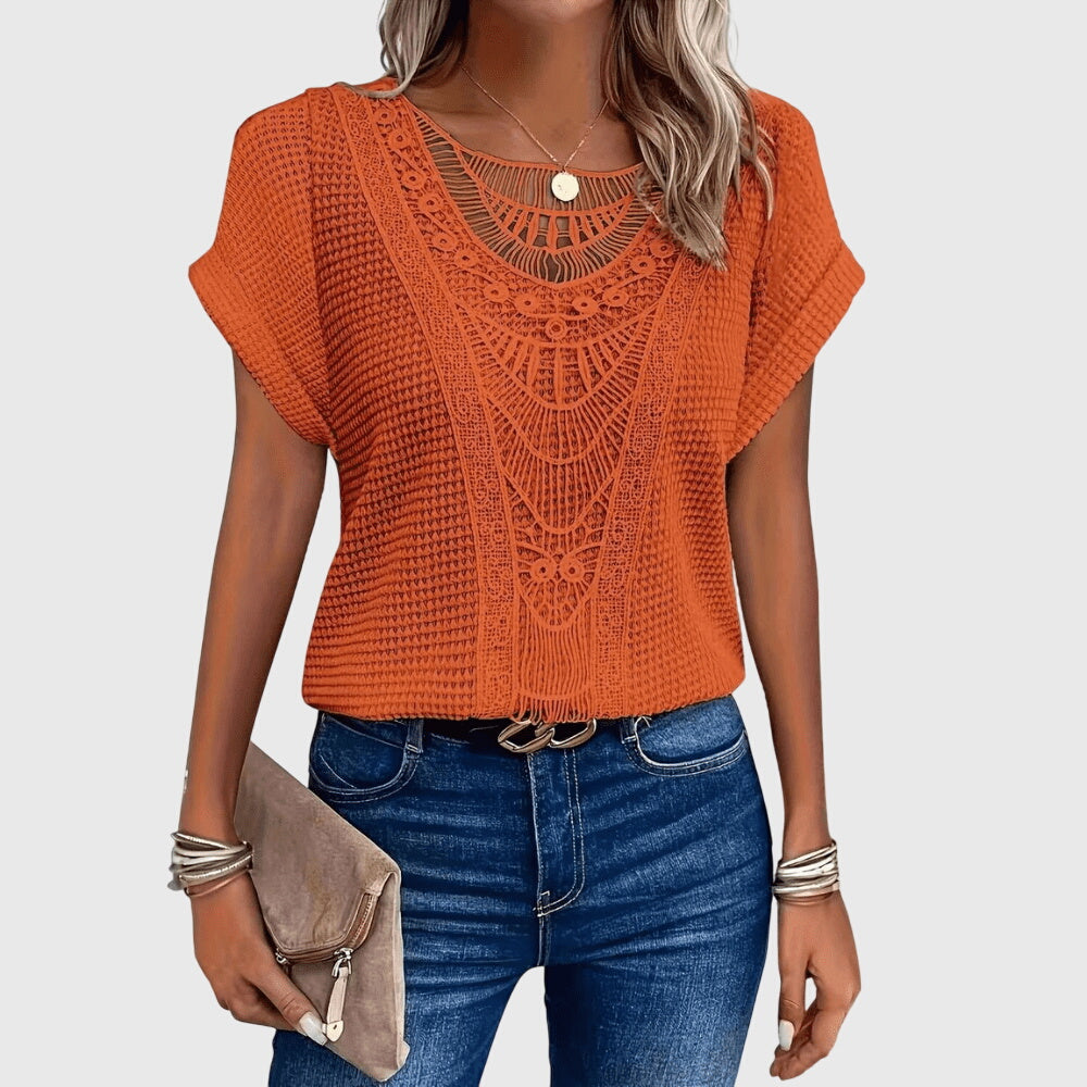 Willow | Cream Elegant Ibiza Style Blouse