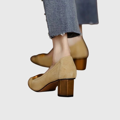 Suede Navy Stylish High Heels