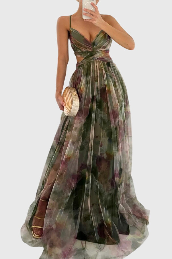 Calista | Vibrant Floral Maxi Dress