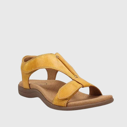 Astrid | Sleek Black Elegant Orthopedic Sandals