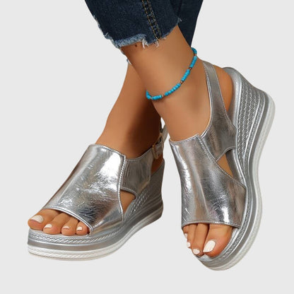 Calista | Rose Gold Orthopedic Sandals