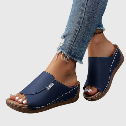 Burgundy Stylish Orthopedic Sandals