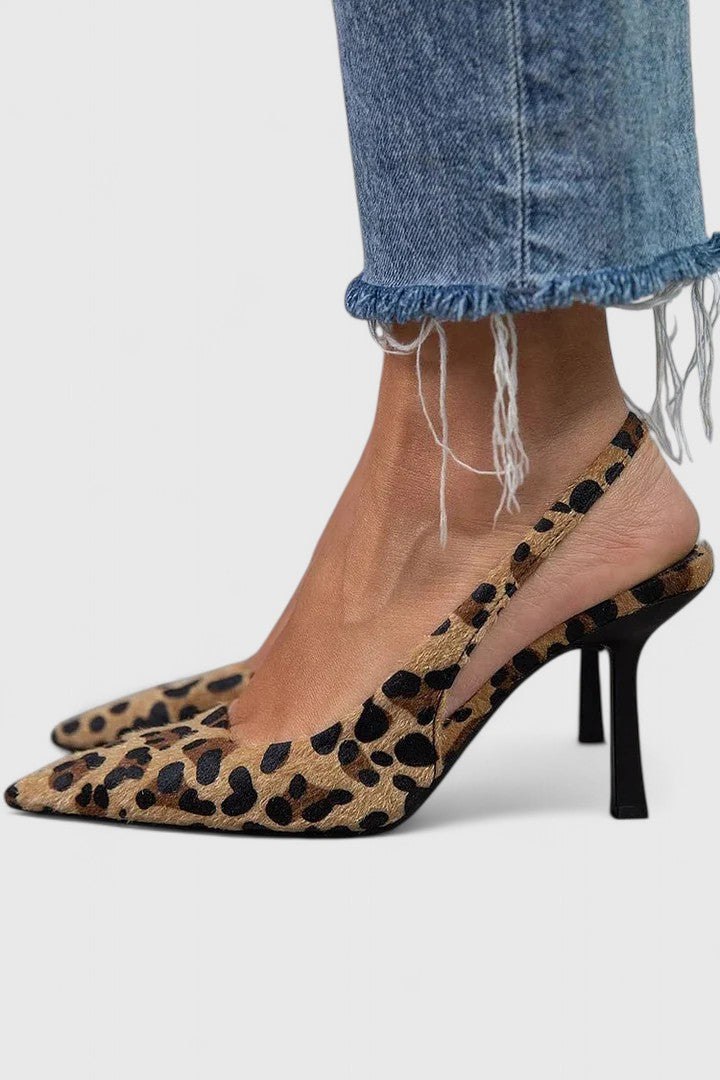 Calanthe | Leopard Orthopedic Heels