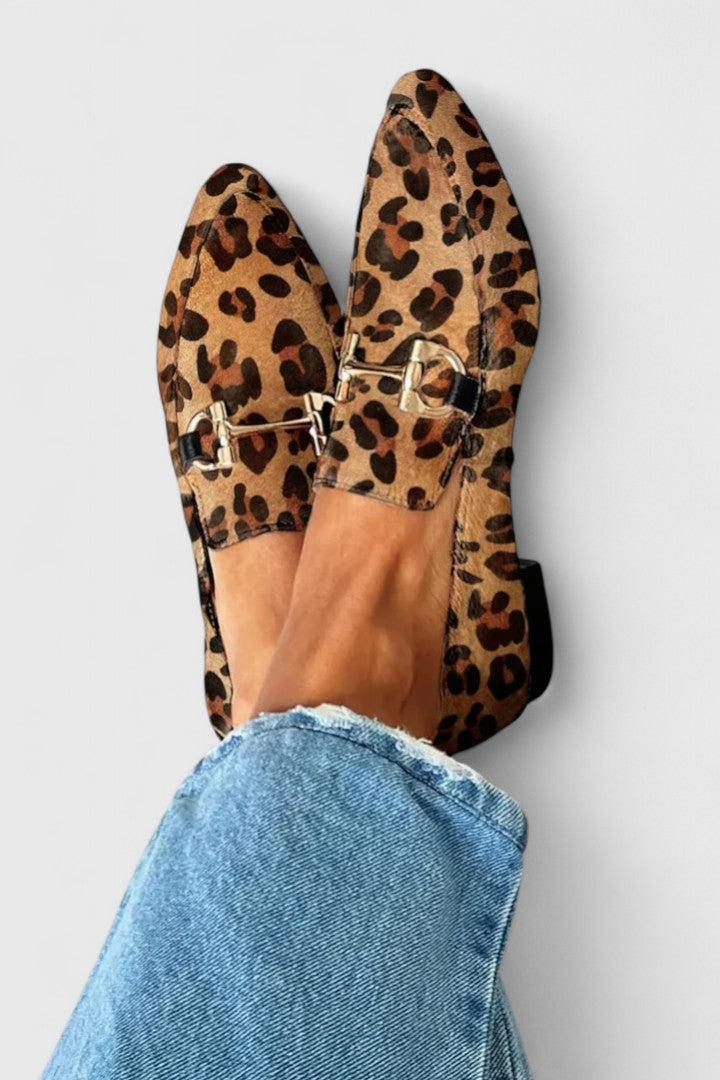 Calantha | Leopard Orthopedic Loafers