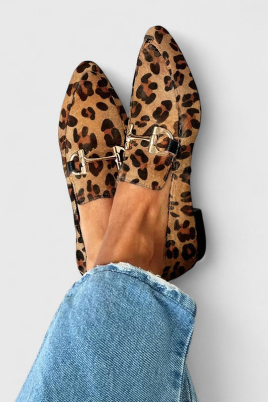 Calantha | Leopard Orthopedic Loafers