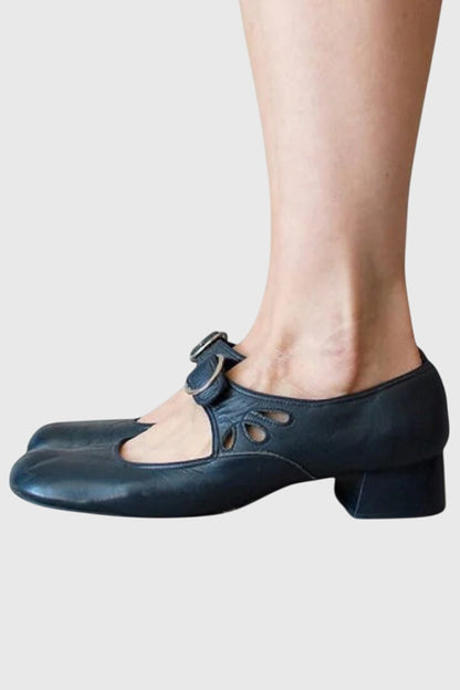 Burgundy Cutout Orthopedic Sandals