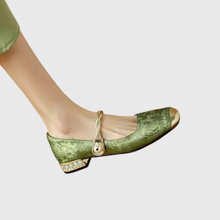 Calantha | Green Luxury Orthopedic Sandals