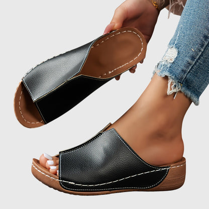 Calista | White Stylish Orthopedic Sandals
