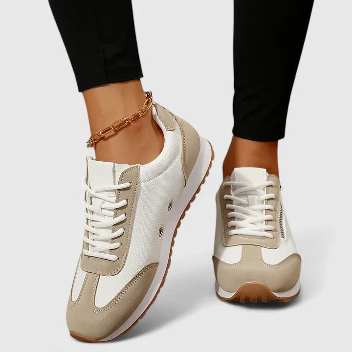 Calantha | Beige Suede Orthopedic Shoes