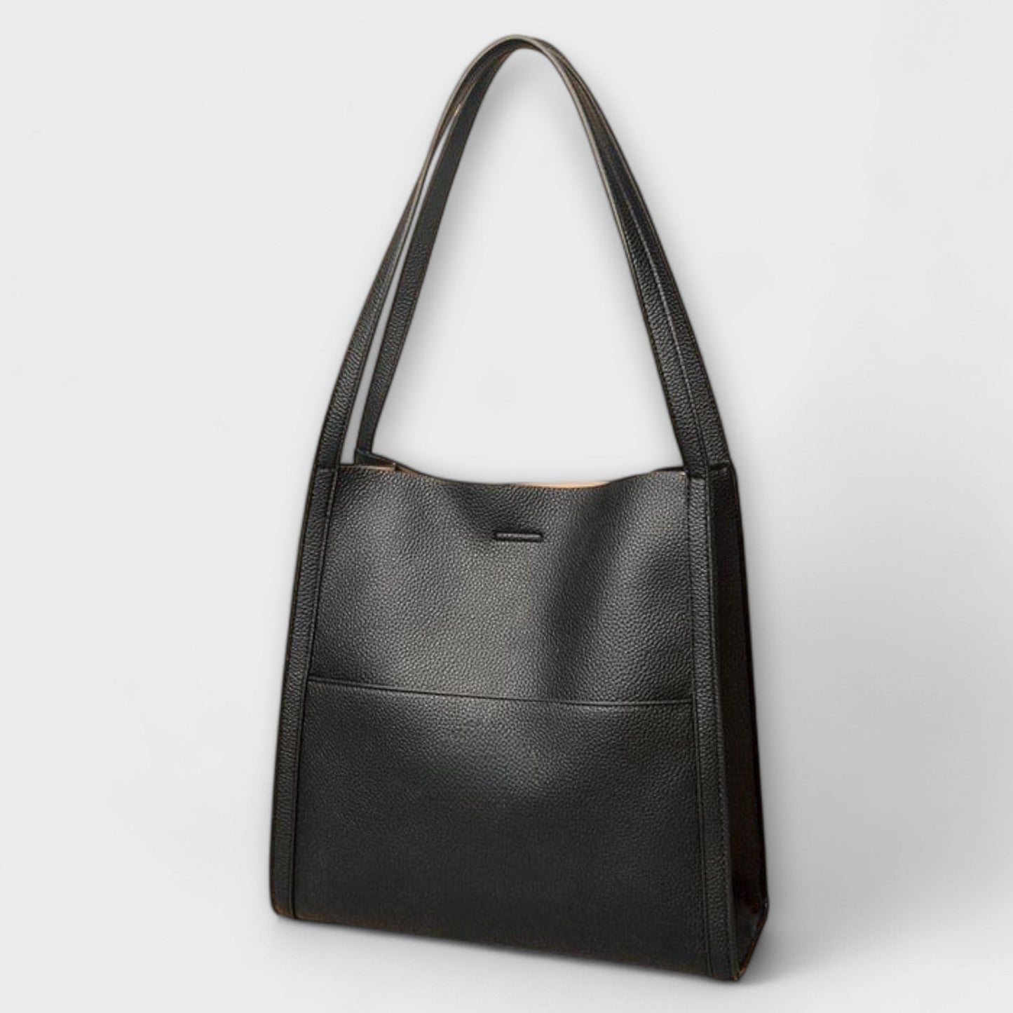 Calista | Rich Red Leather Structured Tote Handbag