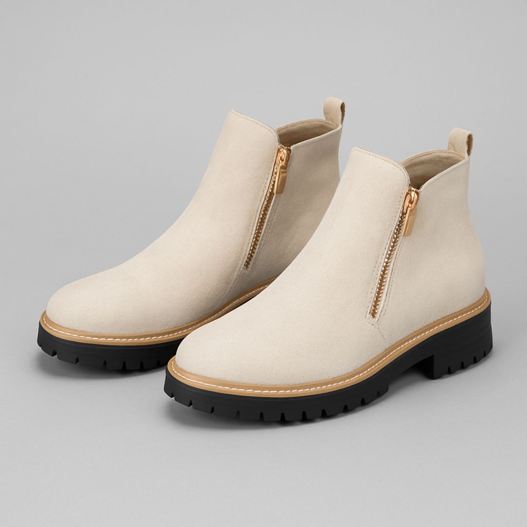 Calantha | Grey Suede Orthopedic Boots