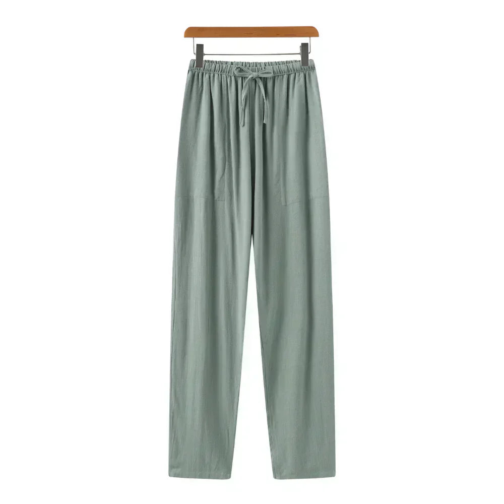 Beckett | Marrakech - Cream Linen Pants