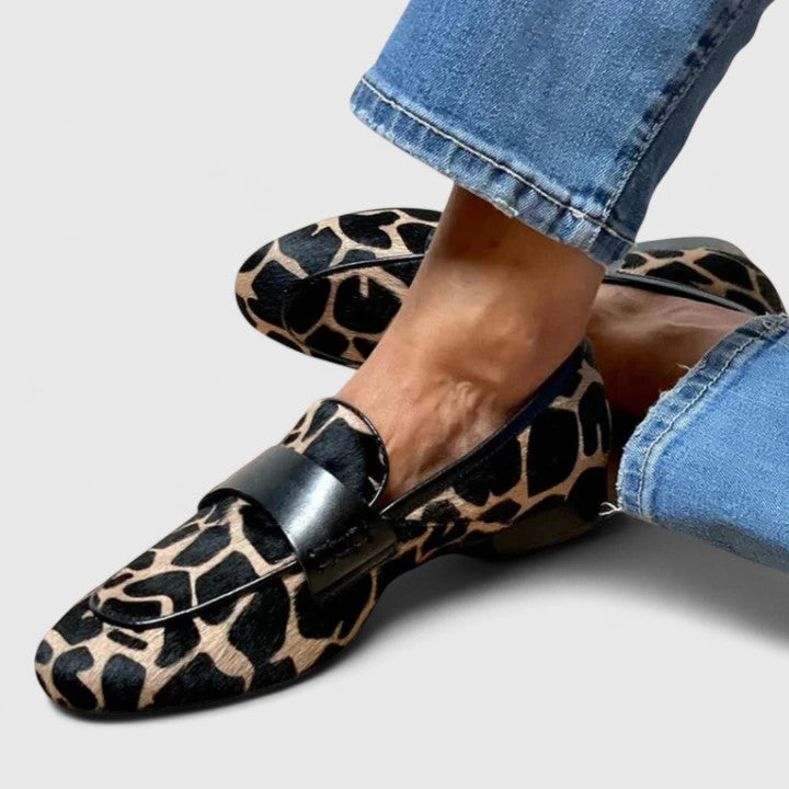 Calista | Animal Print Premium Orthopedic Loafers