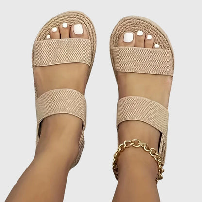 Alethea | Beige Stylish Orthopedic Sandals