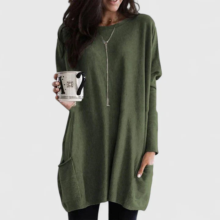 Calantha | Soft Blush Comfortable Tunic