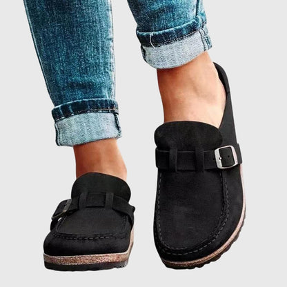 Alethea | Suede Elegant Orthopedic Clogs