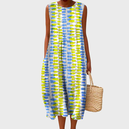 Calanthe | Elegant Gingham Comfortable Dress