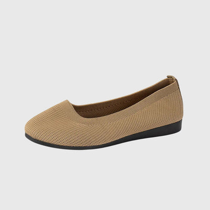 Aria | Black Anti-Slip Breathable Ballet Flats