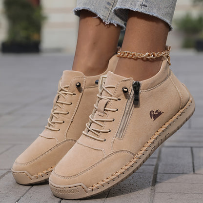 Kalynda | Grey Suede Orthopedic Shoes