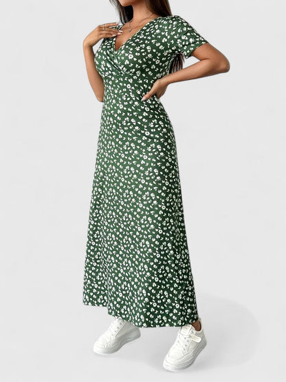 Calanthe | Elegant Floral Maxi Dress