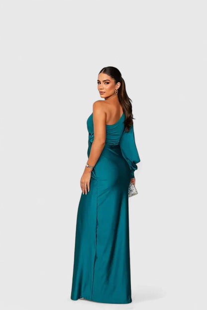 Calantha | Olive Elegant Maxi Dress