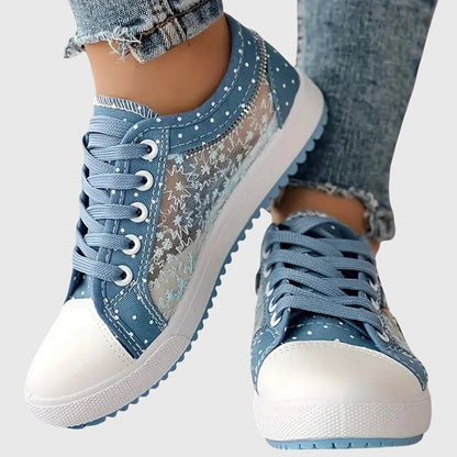 Calista | Blue Denim Orthopedic Sneakers