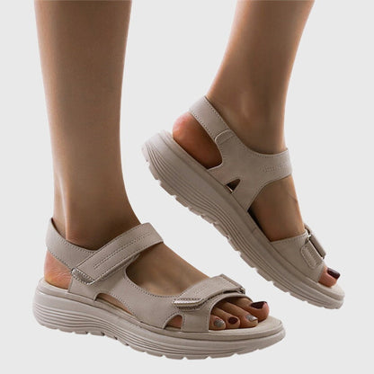Alethea | Beige Orthopedic Sandals